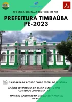 Apostila Pref. Timbaúba PE Enfermeiro 2024