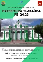 Apostila Pref. Timbaúba PE Médico do Trabalho 2024