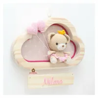 Ursinha Princesa - Nuvem M - Porta Maternidade - Foto 4