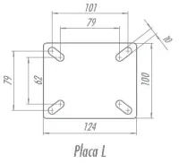 RODIZIO GL 414 UPE - 125KG - Foto 2