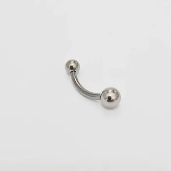 Banana Bell TITÂNIO BOLA 5mm x 1.6mm sem PEDRA ROSCA INTERNA (UMBIGO) TIT05
