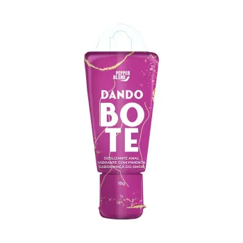 DANDO O BOTE GEL DESLIZANTE ANAL VIBRANTE 18G SABOR MAÇA DO AMOR