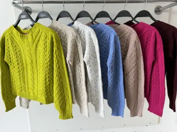 Blusa tricot mousse manga ampla GM 1403 Tam M - Foto 2