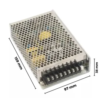 FONTE MULTI-SAIDA Q-60D OUTPUT +5V/ +12V/ +24V COM -12V - Foto 2