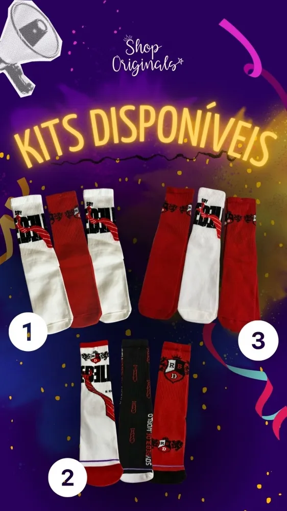Kit Meias RBD - Importadas do México Imagem