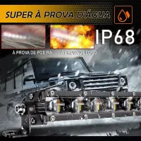 BARRA DE LED SLIM 6D DUAL COLOR 34CM 60W - Foto 6