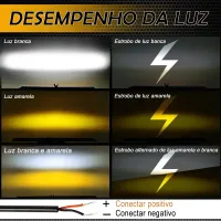 BARRA DE LED SLIM 6D DUAL COLOR 18CM 30W - Foto 3