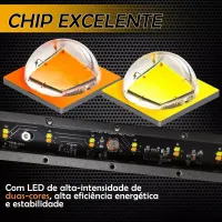 BARRA DE LED SLIM 6D DUAL COLOR 18CM 30W - Foto 5