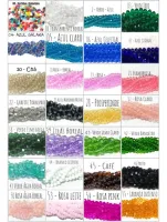10 Fios de Cristal  flat 10mm 65 a 70 contas por fio  - Foto 3