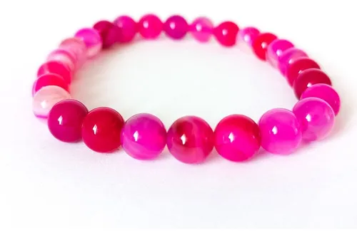 Pulseira de Ágata Pink