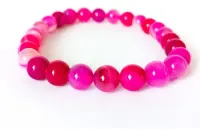 Pulseira de Ágata Pink
