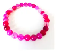 Pulseira de Ágata Pink - Foto 2