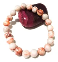 Pulseira De Jaspe Imperial Red Network  - Foto 4