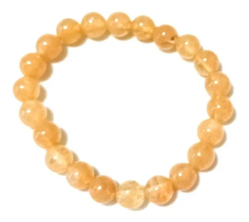 Pulseira Quartzo Rutilado 8mm Imagem