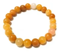 Pulseira  Ágata Amarela  8mm 