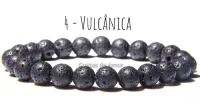 Pulseira De Pedra Vulcânica  8mm -= Difusora De Aromas - Foto 2