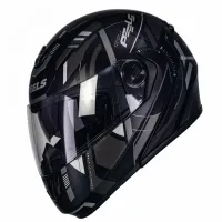 Capacete Peels U-RB2 Dynamic Articulado Preto Fosco Grafite - Foto 2