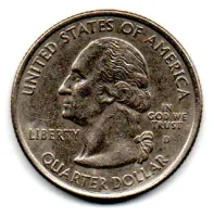 Estados Unidos - 2005D - 25 Cents - Minnesota - State Quarter Dollar - Foto 2
