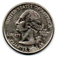 Estados Unidos - 2005D - 25 Cents - Kansas - State Quarter Dollar - Foto 2