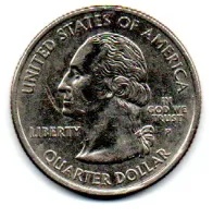 Estados Unidos - 2006P - 25 Cents - Nebraska - State Quarter Dollar - Foto 2