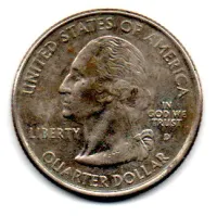 Estados Unidos - 2007D - 25 Cents - Montana - State Quarter Dollar - Foto 2