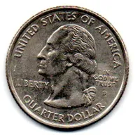 Estados Unidos - 2008D - 25 Cents - Alaska - State Quarter Dollar - Foto 2