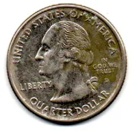 Estados Unidos - 2008D - 25 Cents - Oklahoma - State Quarter Dollar - Foto 2