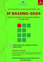 Apostila IF BAIANO Assistente de Aluno Ano 2024