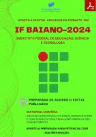  Apostila IF BAIANO Assistente Administração Ano 2024