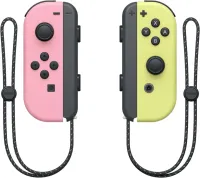 Controle Joy-Con L/R Rosa / Amarelo  Pastel - Nintendo Switch - Foto 2