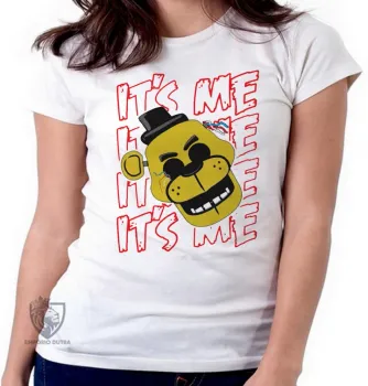 Camiseta Five Nights at Freddy's urso rosto - Foto 2