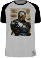 Camiseta Homem de Ferro Azul - Foto 3