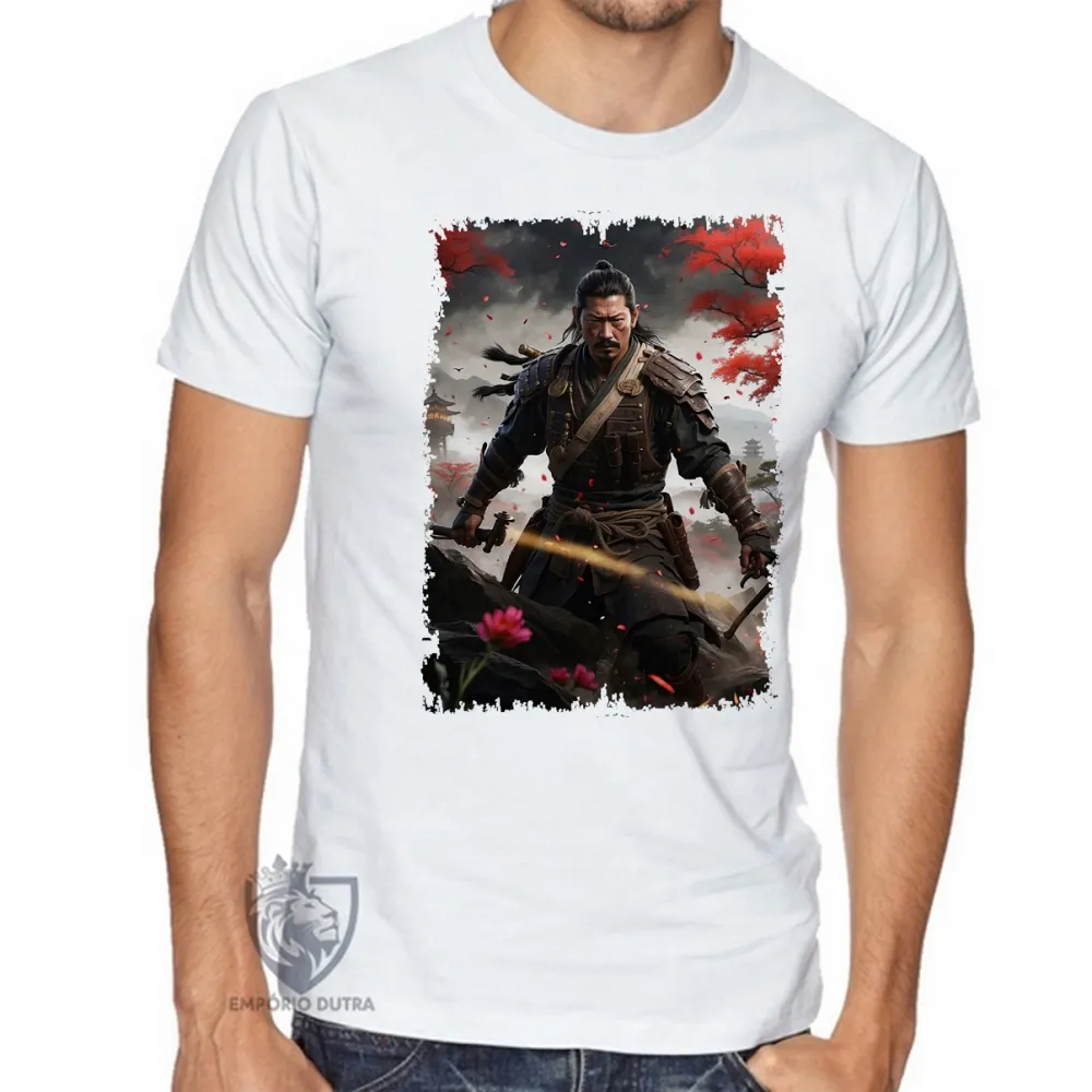 Camiseta Samurai espada Imagem