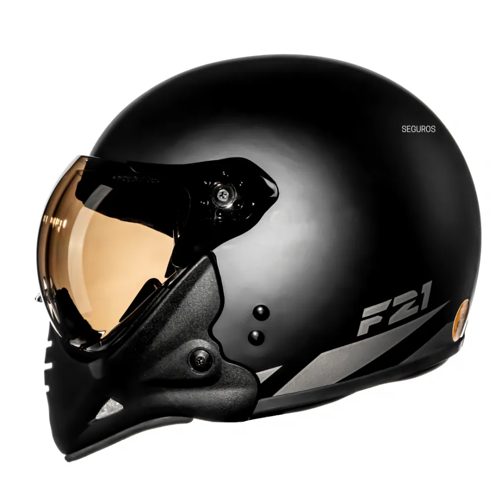 Capacete Peels F 21 Classic Preto Fosco