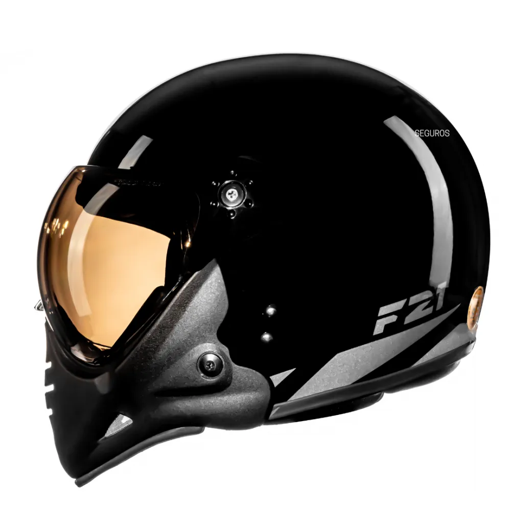Capacete Peels F 21 Classic Preto brilho