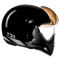 Capacete Peels F 21 Classic Preto brilho - Foto 3