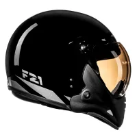 Capacete Peels F 21 Classic Preto brilho - Foto 4