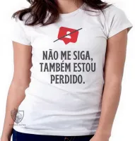 Camiseta Não me siga - Foto 2