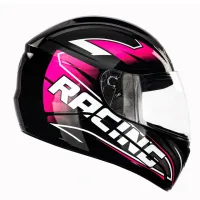 Capacete FLY F 9 Racing Preto Rosa - Foto 4