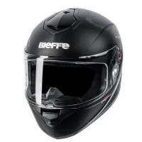 Capacete BIEFFE B 12 - FT Preto Fosco Cinza - Foto 2