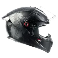 Capacete BIEFFE B 12 - FT Preto Fosco Cinza - Foto 4
