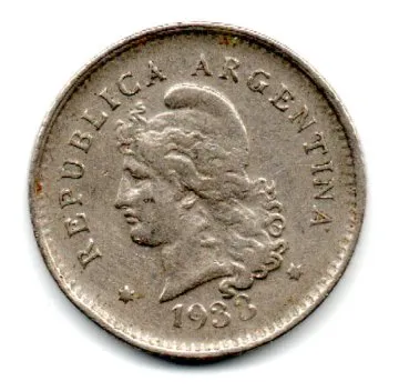 Argentina - 1933 - 10 Centavos