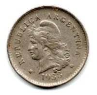 Argentina - 1933 - 10 Centavos