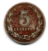 Argentina - 1918 - 5 Centavos - Foto 2