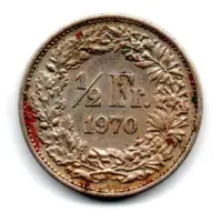 Suíça - 1970 - 1/2 Franc