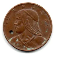 Panamá - 1968 - 1 Centesimo - C/ Furo - Foto 2