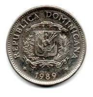 República Dominicana - 1989 - 5 Centavos