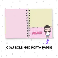 CADERNO UNIVERSITÁRIO PERSONALIZADO - 1 MATÉRIA - Foto 3