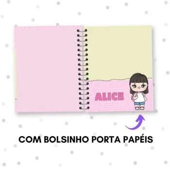 CADERNO  UNIVERSITÁRIO PERSONALIZADO - 20  MATÉRIAS - Foto 2