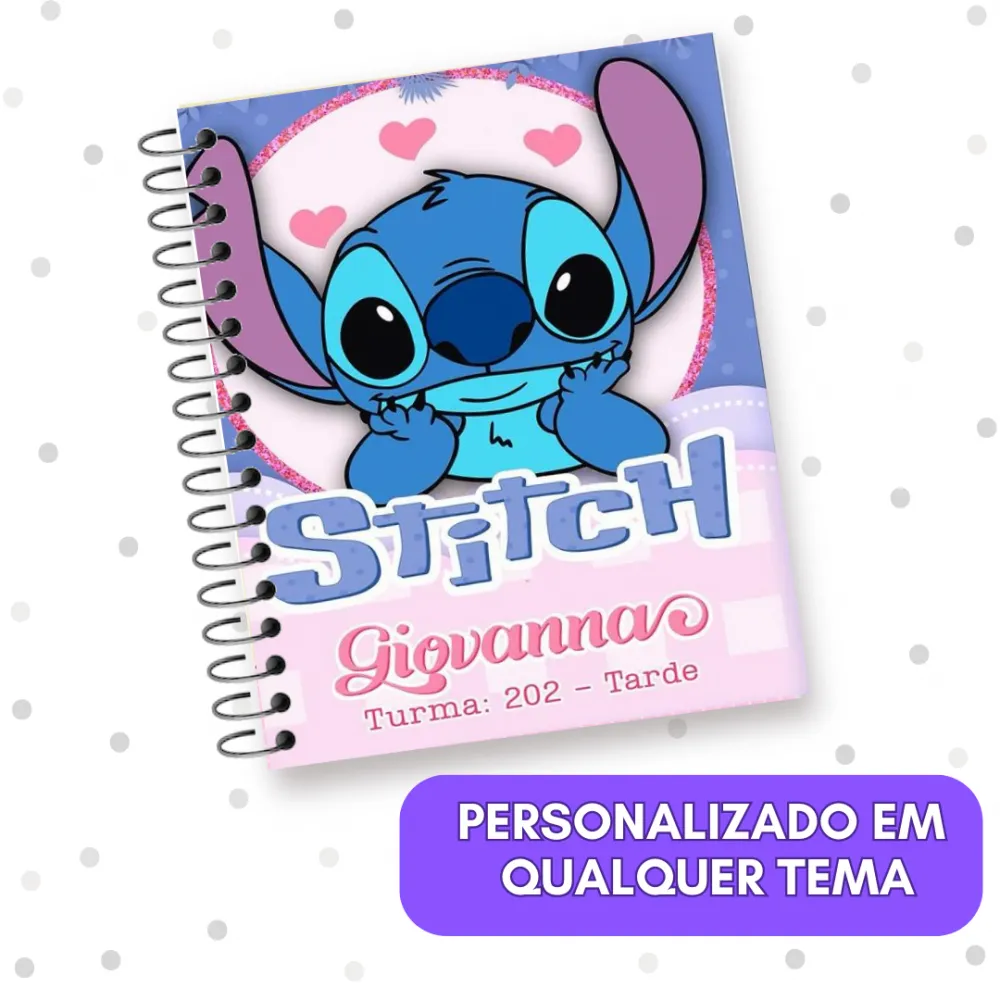 CADERNO  UNIVERSITÁRIO PERSONALIZADO - 20  MATÉRIAS Imagem